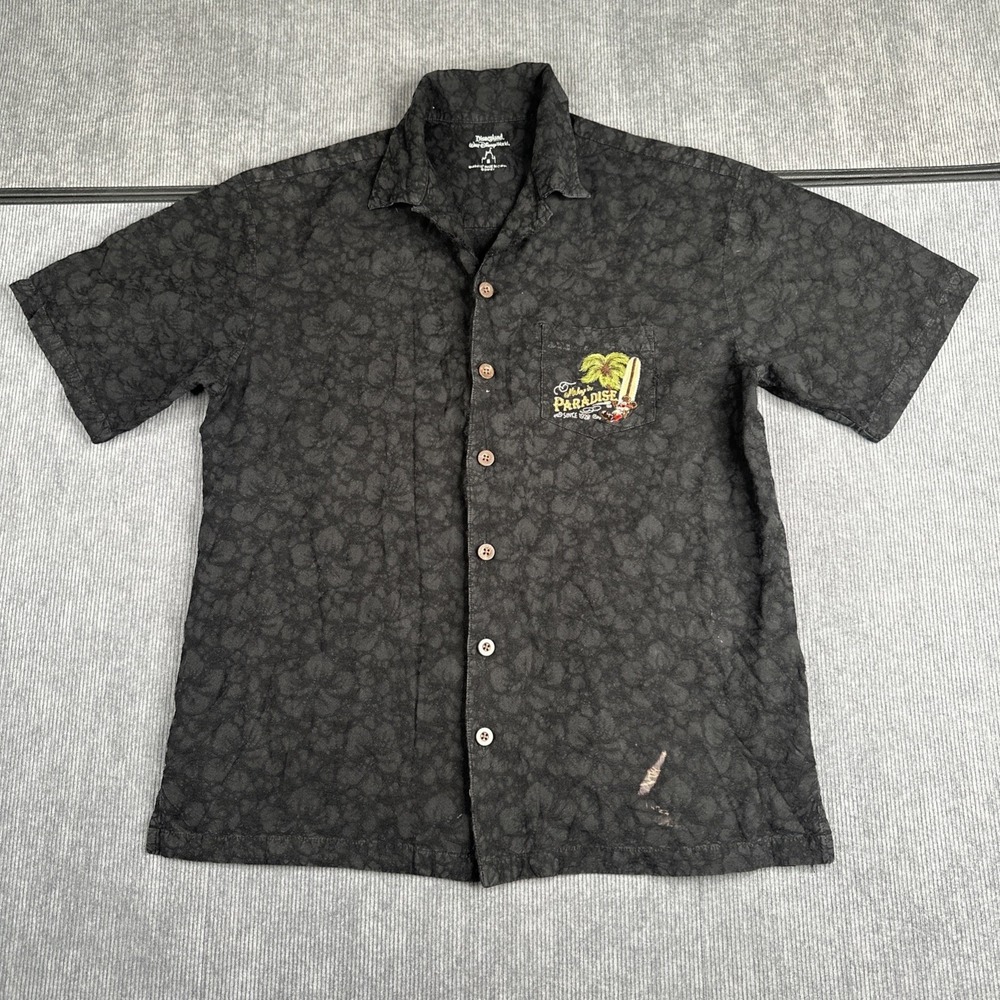 Disney Parks Mickey In Paradise Hawaiian Shirt Mens M Embroidered‎ USA